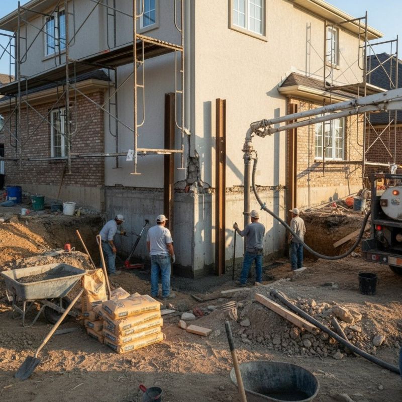 House Foundation Leveling And Repair